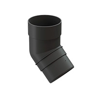 Колено 45° Döcke PREMIUM Графит
