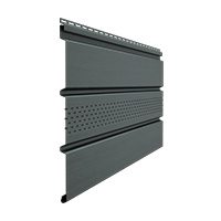 Софит Docke Standard T4 с центральной перфорацией графит