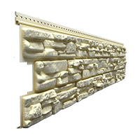 Сайдинг Docke Lux Rocky под камень Кешью