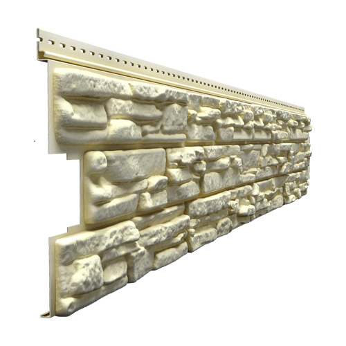 Сайдинг Docke Lux Rocky под камень Кешью