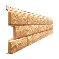 Сайдинг Docke Lux Bergart под камень Пекан