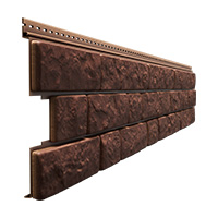 Сайдинг Docke Lux Bergart под камень Кедровый орех