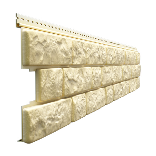 Сайдинг Docke Lux Bergart под камень Кешью