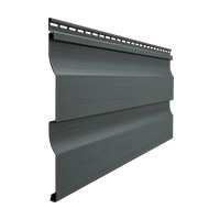 Сайдинг Docke Premium Ко­ра­бель­ный брус D4.5D Графит