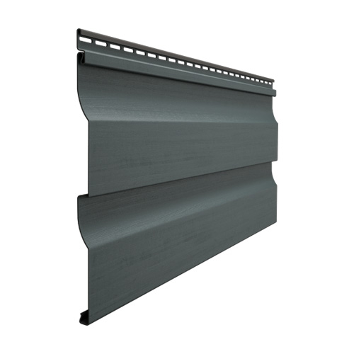 Сайдинг Docke Premium Ко­ра­бель­ный брус D4.5D Графит