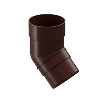 Колено 45° Döcke PREMIUM Шоколад